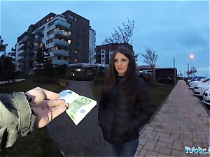 Public Agent wonderful timid Russian babe smashed by a stranger