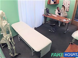 FakeHospital doctor gets luxurious patients labia wet